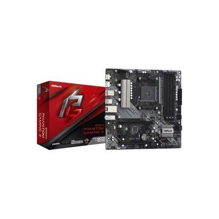 ASRock B550M Phantom Gaming 4 Micro-ATX AM4 Motherboard - Unlock Powerful Performance and Gaming Potential! | 4710483932755